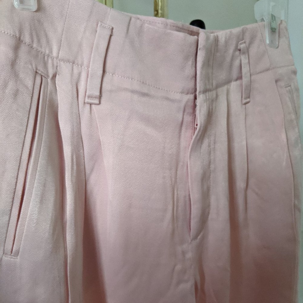 Light Pink High Rise Dress Pants - Picture 3 of 7